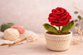 Kit crochet - Rose éternelle