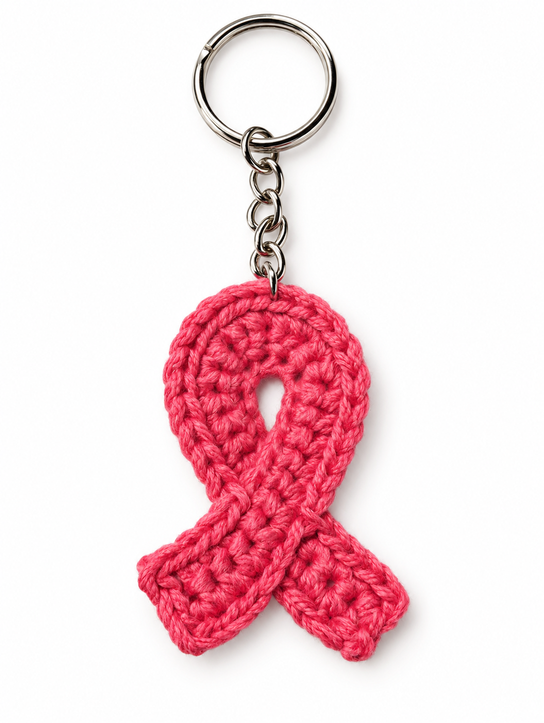 🎀 Porte-clés ruban rose